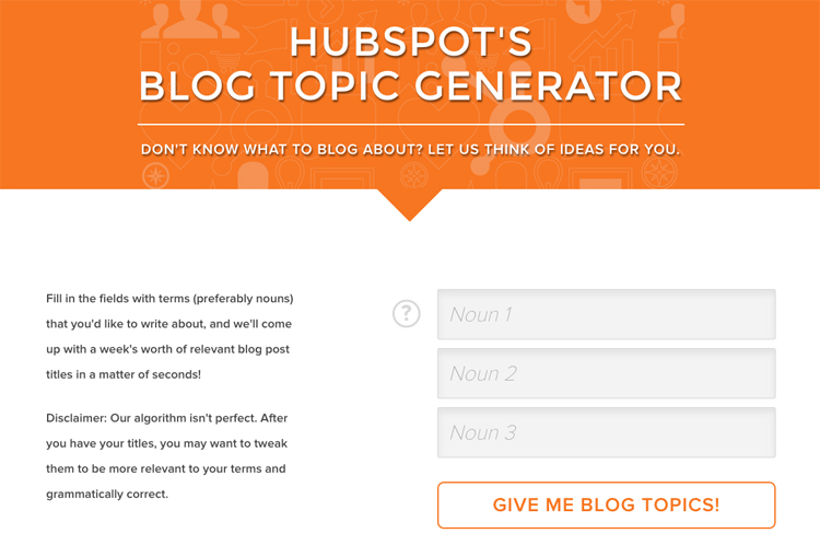 blog topic generator